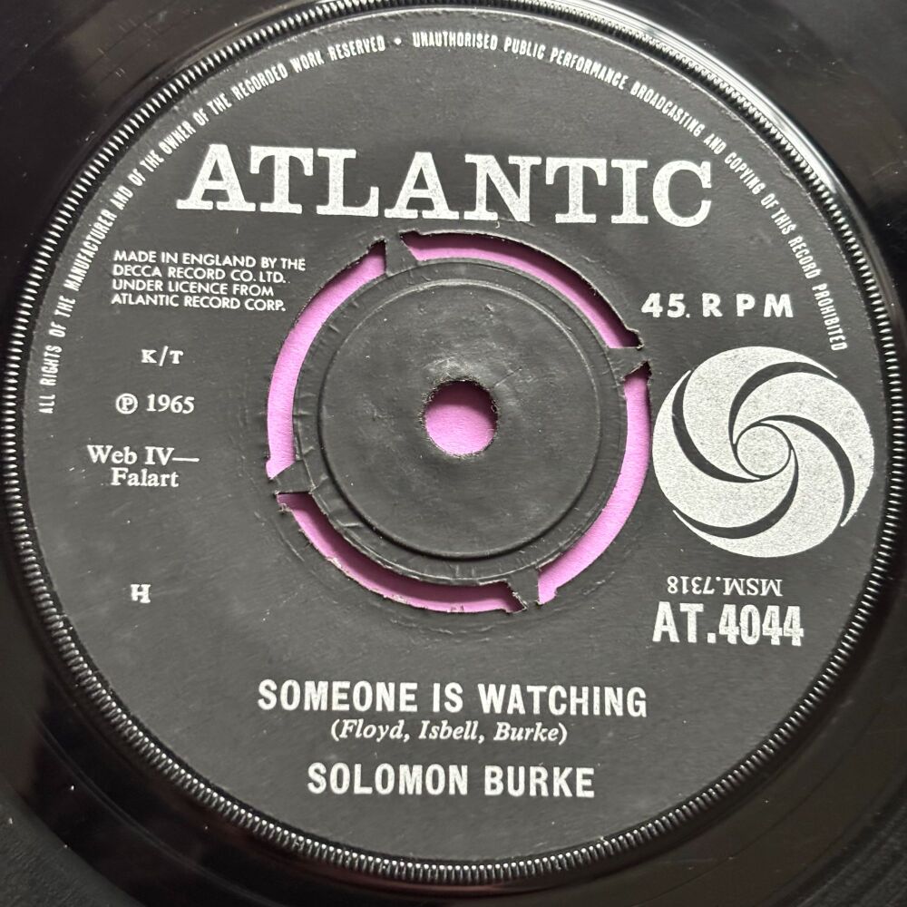 Solomon Burke-Someone is watching-UK Atlantic E+