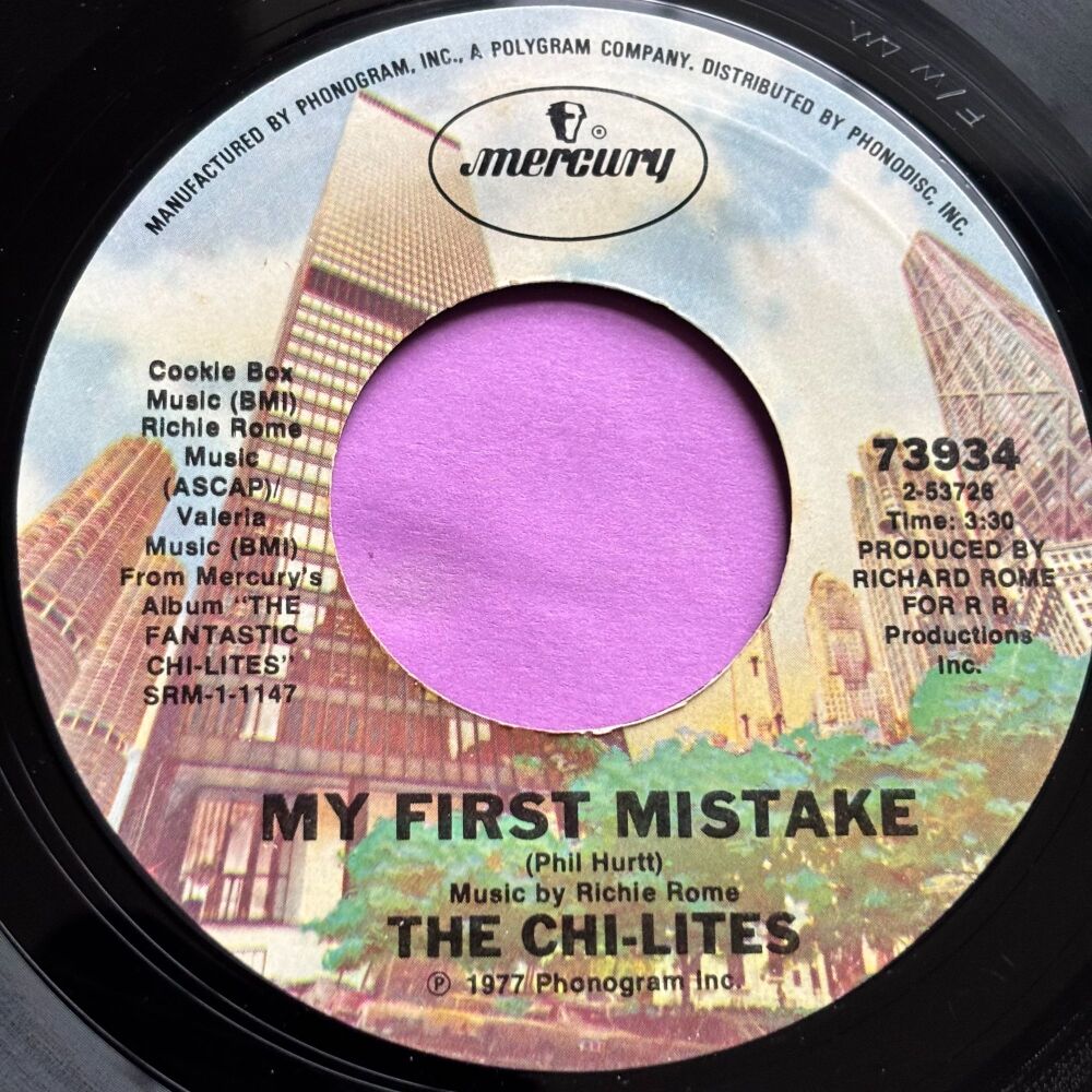 Chi-Lites-My first mistake-Mercury E+