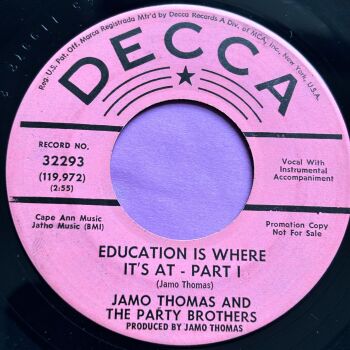 Jamo Thomas-Education is where it's at-Decca Demo E