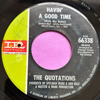 Quotations-Havin' a good time-Imperial wol E+