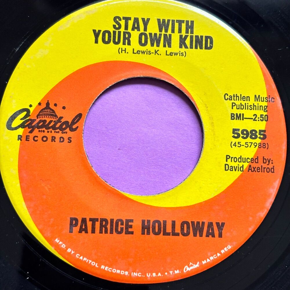 Patrice Holloway-Stay with your own kind-Capitol E+