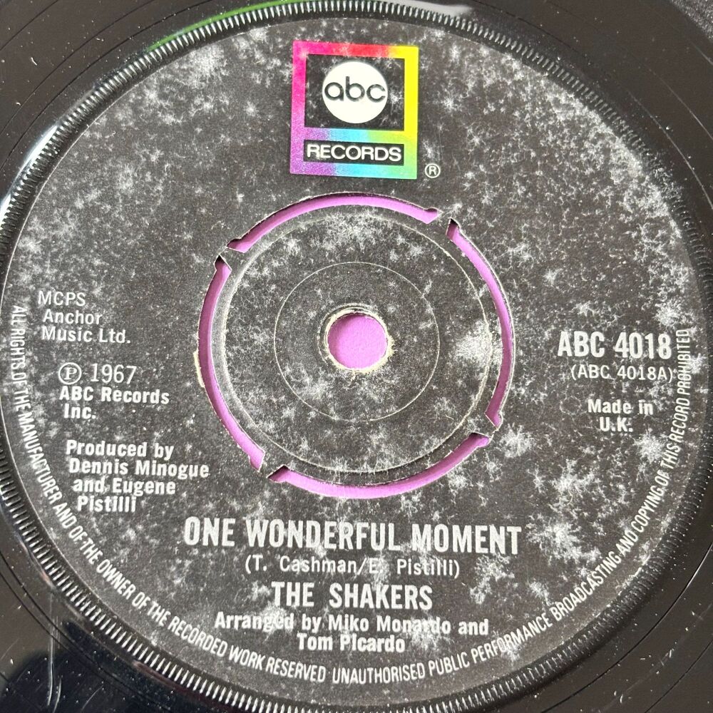 Shakers-One wonderful; moment-UK ABC E+