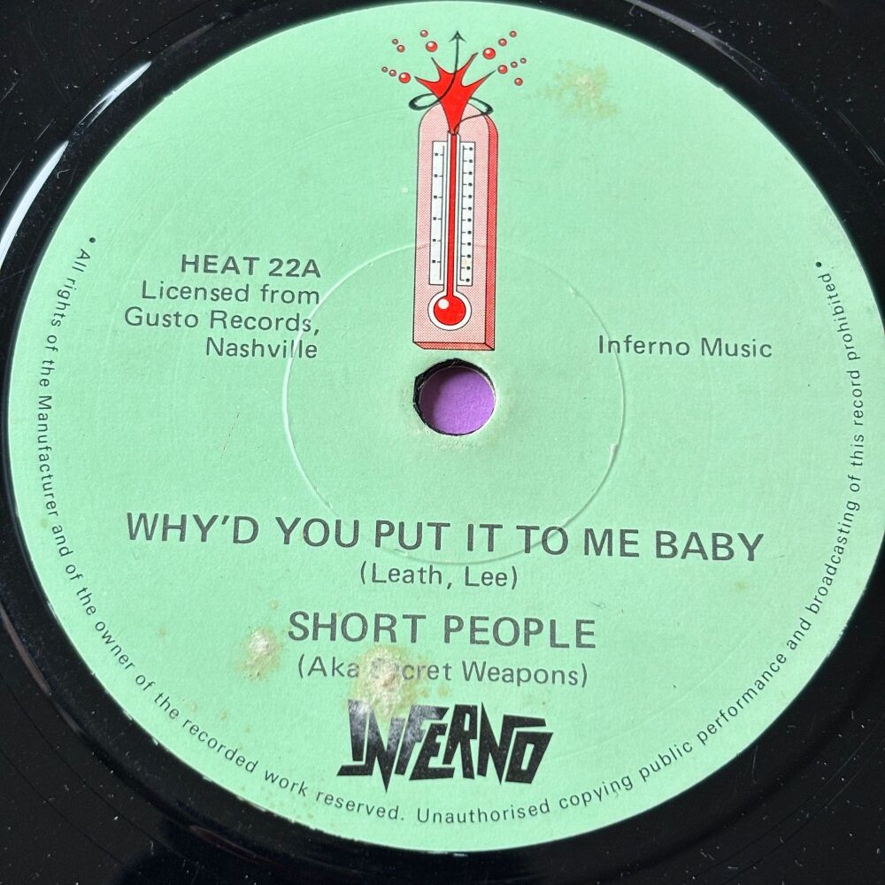 Short People-Why'd you put it to me baby-Inferno R E+
