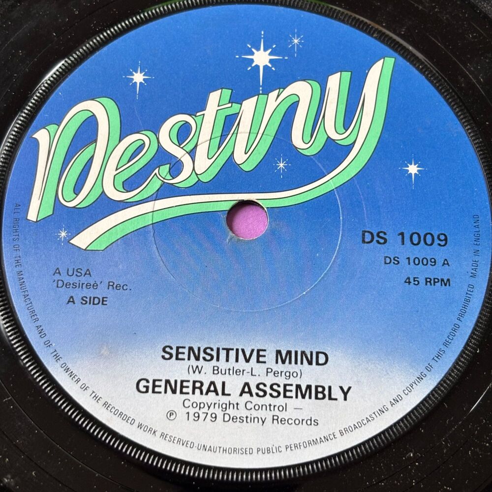 General Assembly-Sensitive mind-UK Destiny E+