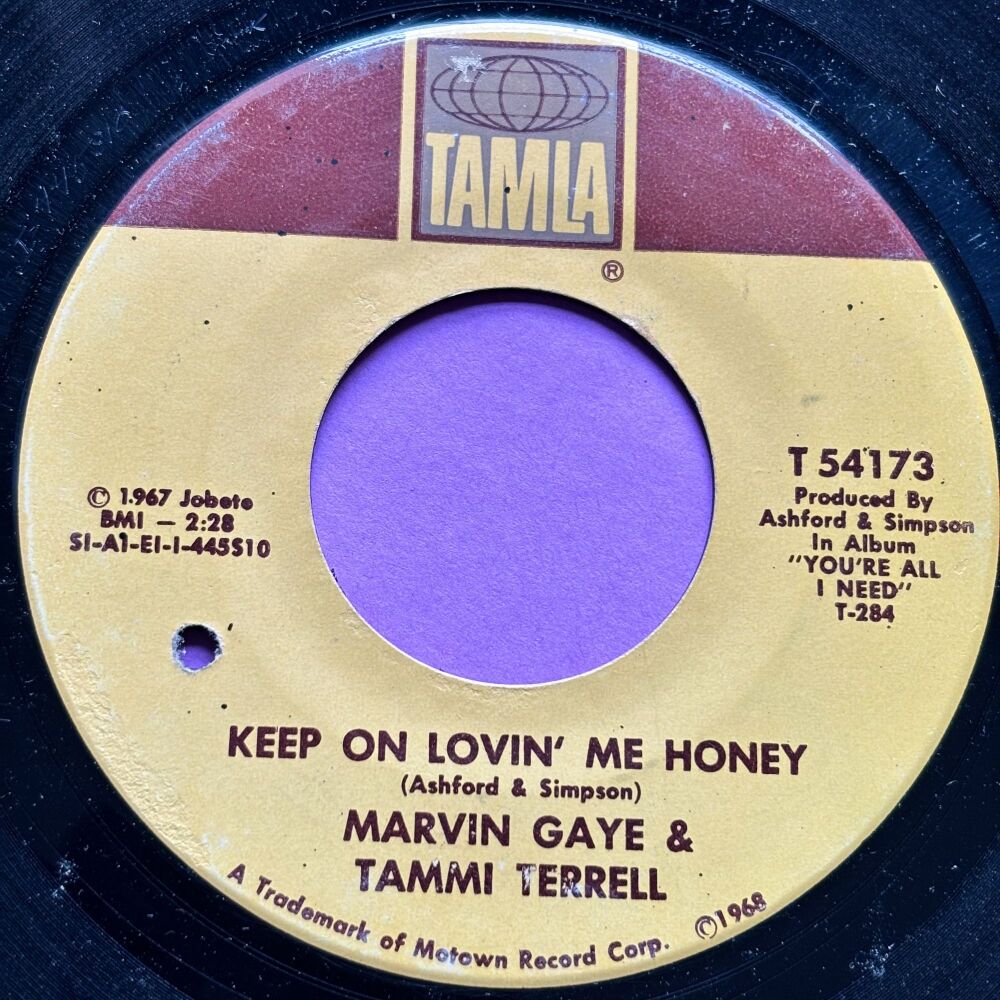 Marvin Gaye & Tammi Terrell-Keep on lovin' me honey-Tamla E+
