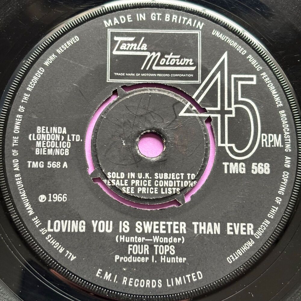 Four Tops-Loving you is sweeter than ever-TMG568 E+