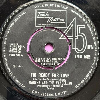 Martha and the Vandellas-I'm ready for love-TMG582 E