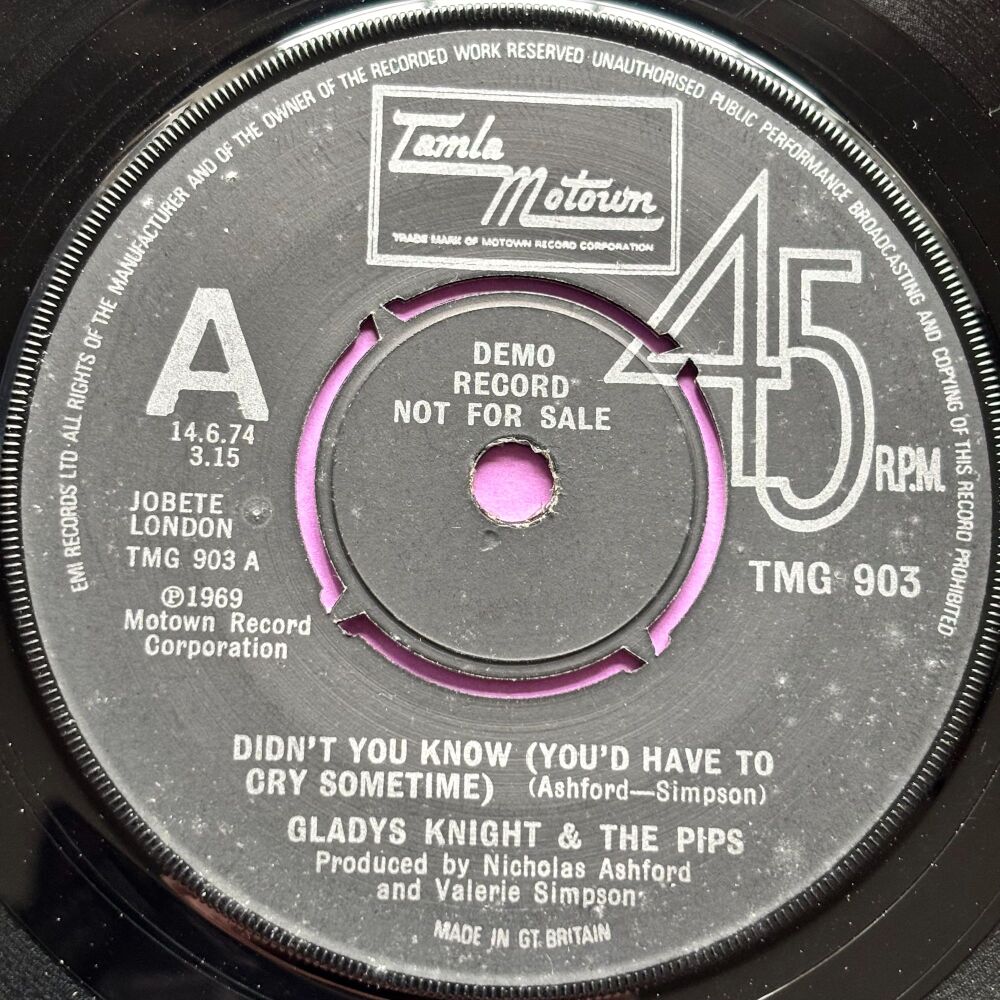 Gladys Knight-Didn't you know-TMG903 E+