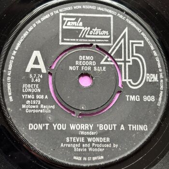 Stevie Wonder-Don't you worry 'bout a thing-TMG 908 Demo E+