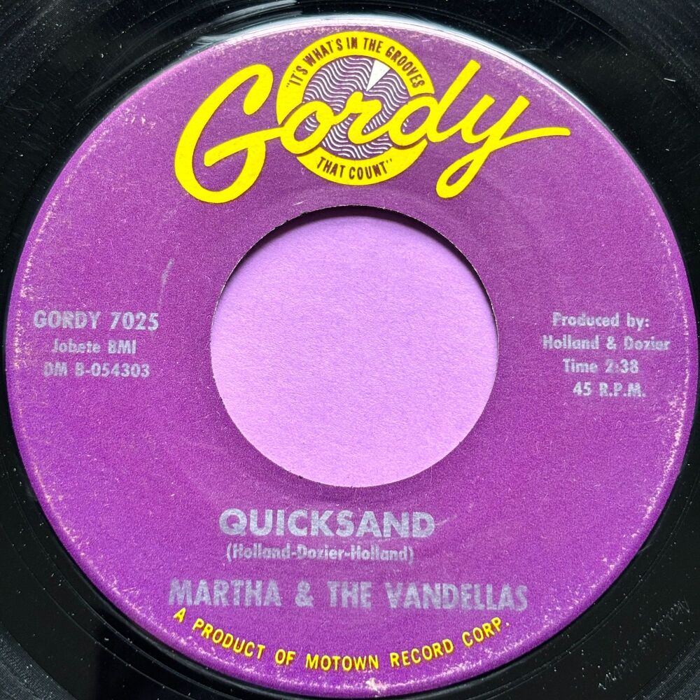 Martha and the Vandellas-Quicksand-Gordy E+