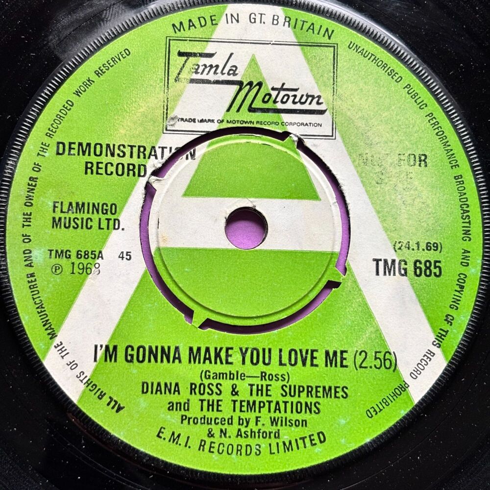 Diana Ross & The Supremes-I'm gonna make you love me-TMG 685 Demo E+