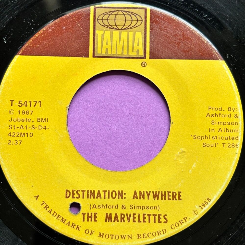 Marvelettes-Destination; Anywhere-Tamla E+