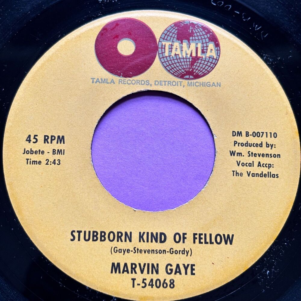 Marvin Gaye-Stubborn kind of fellow-Tamla E+