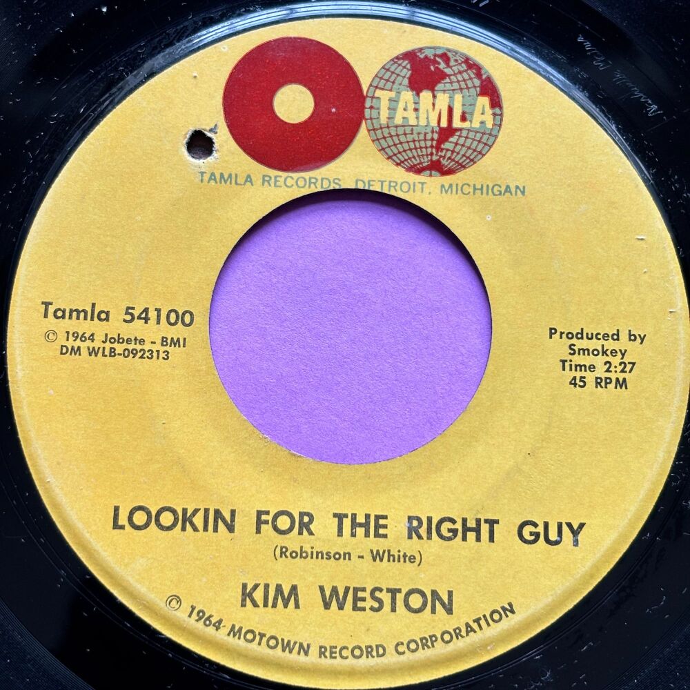 Kim Weston-Looking for the right guy-Tamla E+