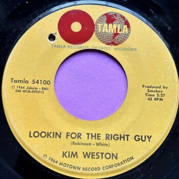 Kim Weston-Looking for the right guy-Tamla E+
