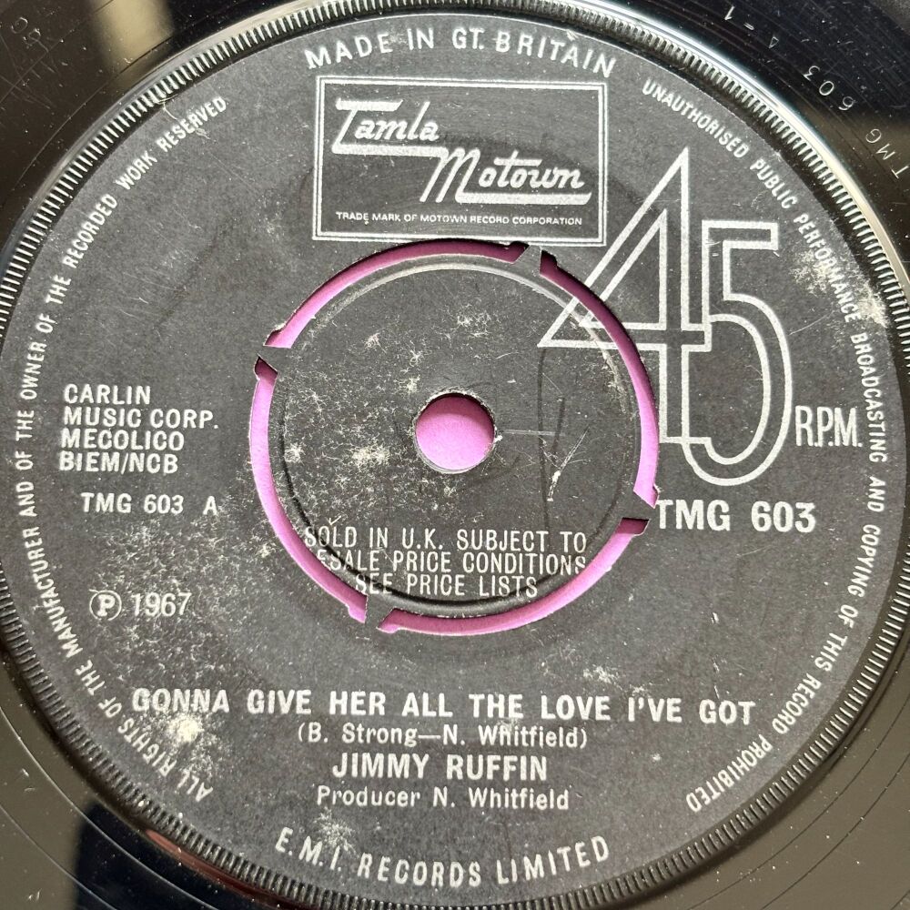 Jimmy Ruffin-Gonna give her all the love I got-TMG 603 E+