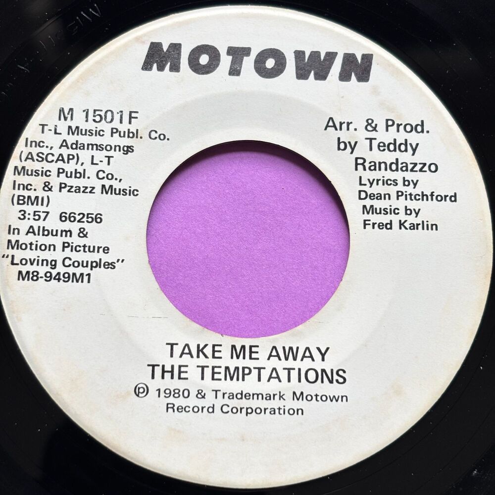 Temptations-Take me away-Motown WD E+