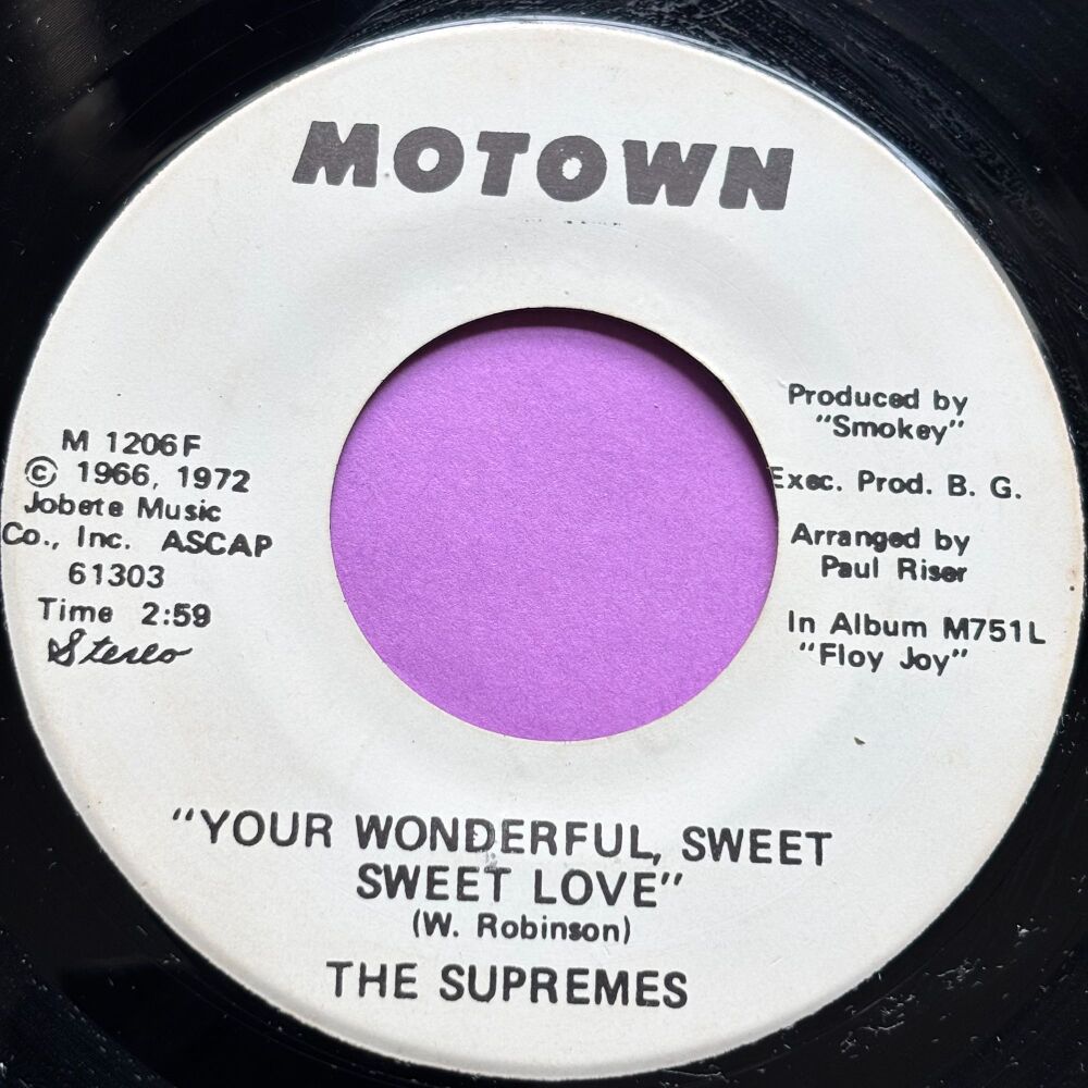 Supremes-Your sweet wonderful love-Motown WD E+