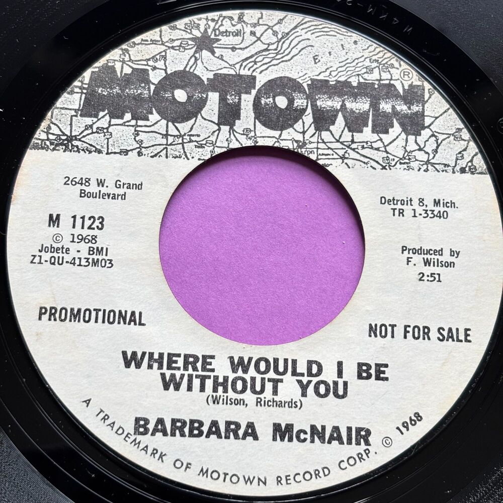Barbara McNair-Where would I be without you-Motown WD E+