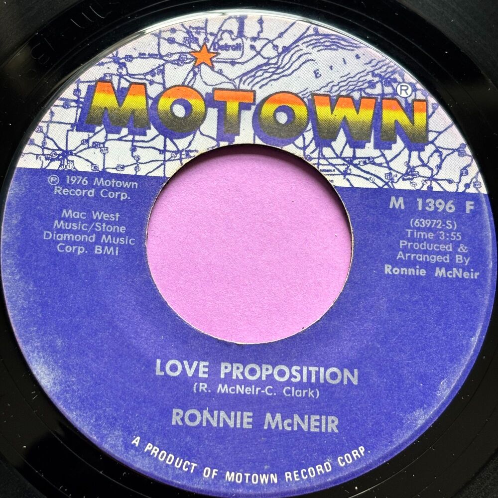 Ronnie McNeir-Love proposition/ Selling my heart...-Motown E+