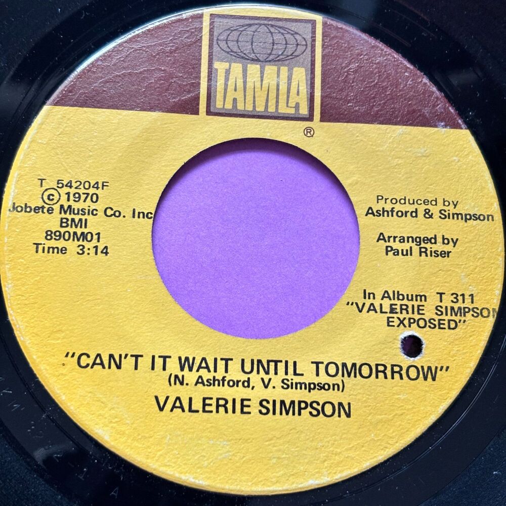 Valerie Simpson-Can't wait until tomorrow-Tamla E+
