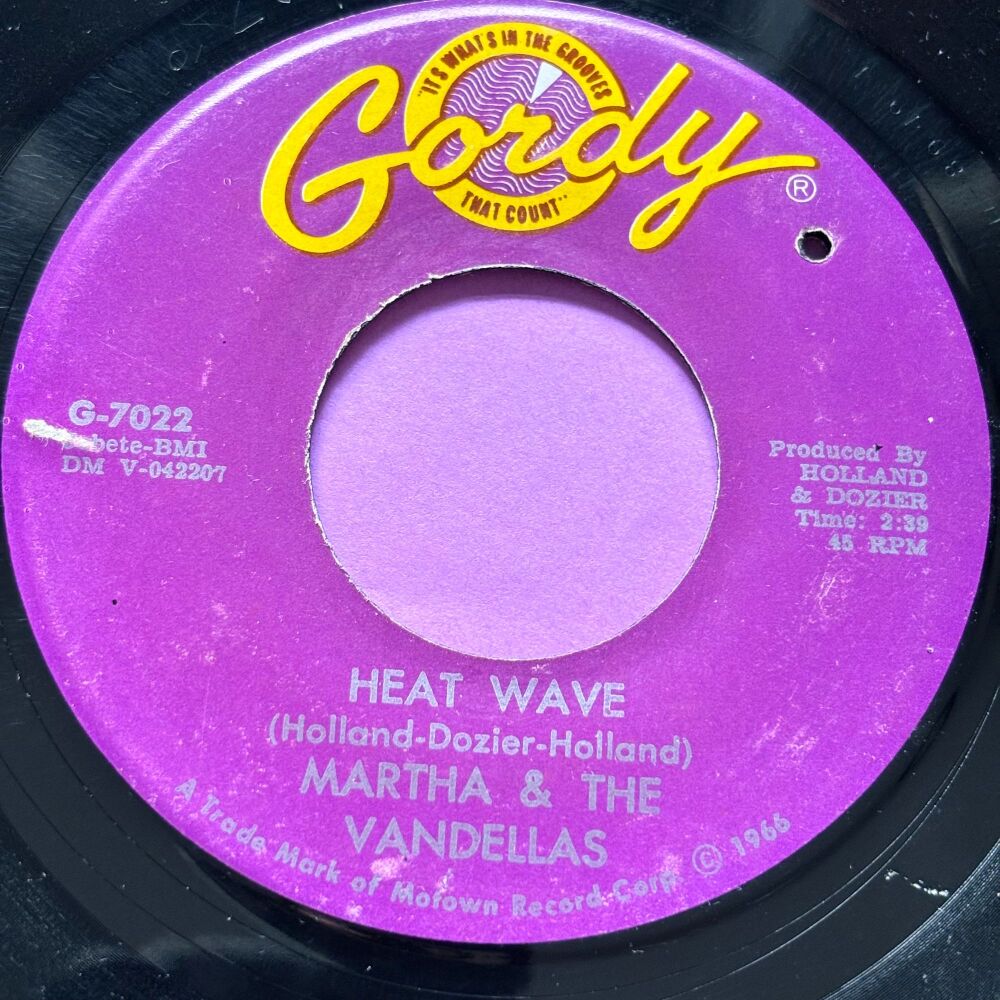 Martha and the Vandellas-Heat wave-Gordy E+
