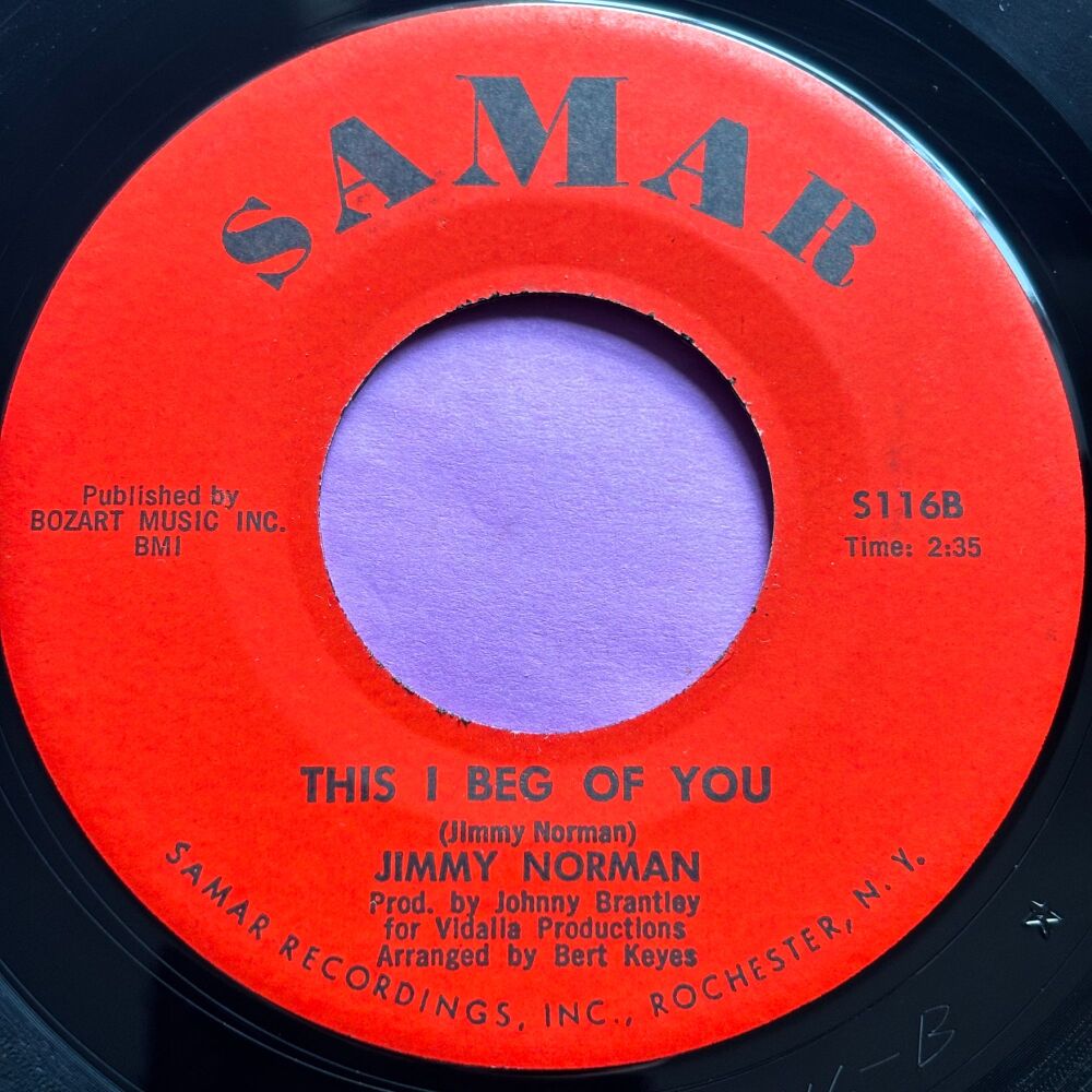 Jimmy Norman-This I beg of you-Samar E+