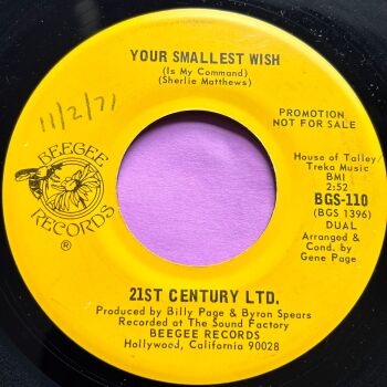 21st Century LTD-Your smallest wish-GeeGee E+