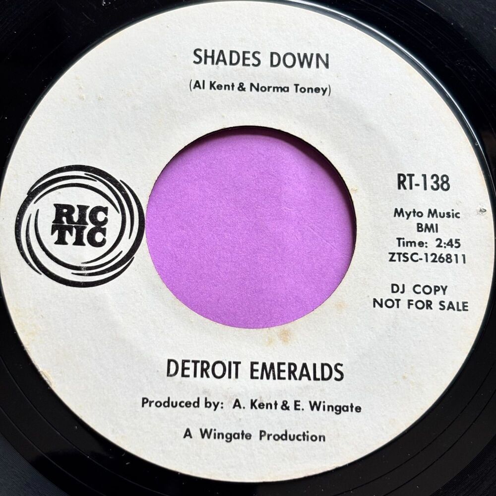 Detroit Emeralds-Shades down-RicTic WD E+