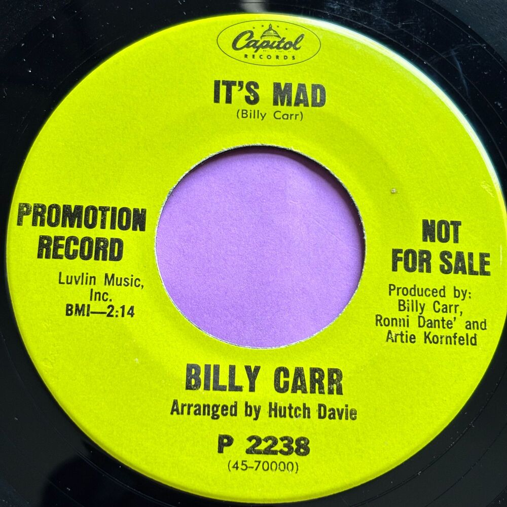Billy Carr-It's mad-Capitol Demo E+