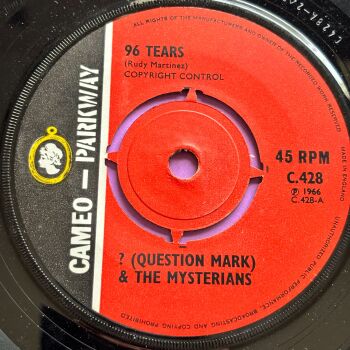 Question Mark and the Mysterians-96 tears-UK Cameo Parkway E+