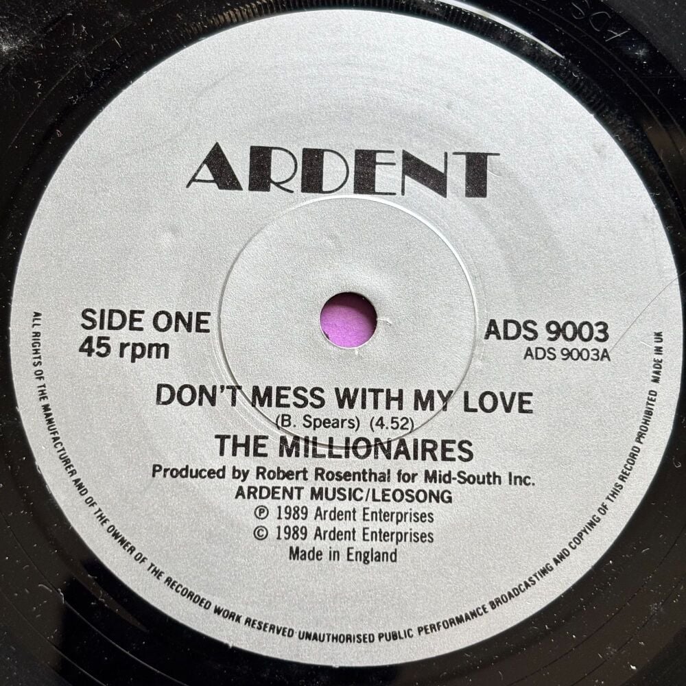 Millionaires-Don't mess with my love-UK Ardent E+