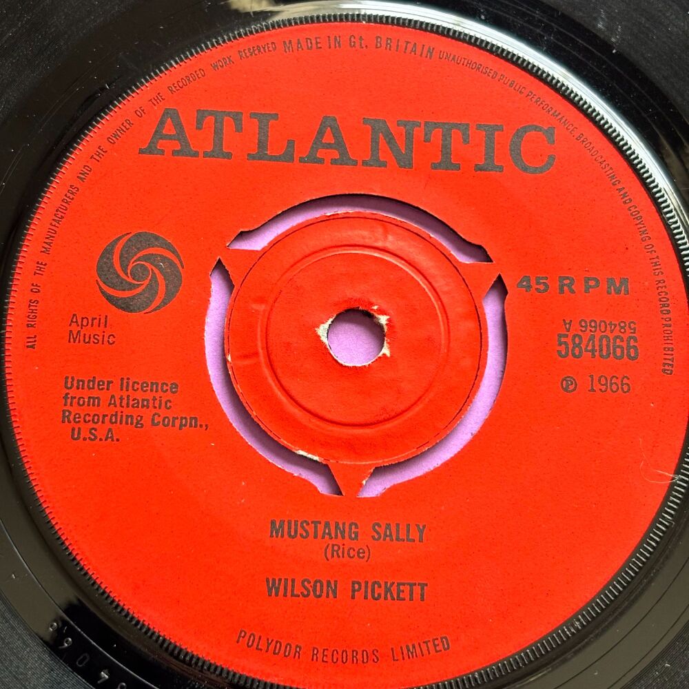 Wilson Pickett-Mustang Sally-UK Atlantic E+