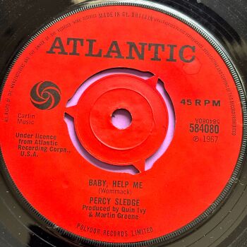Percy Sledge-Baby help me-UK Atlantic E+