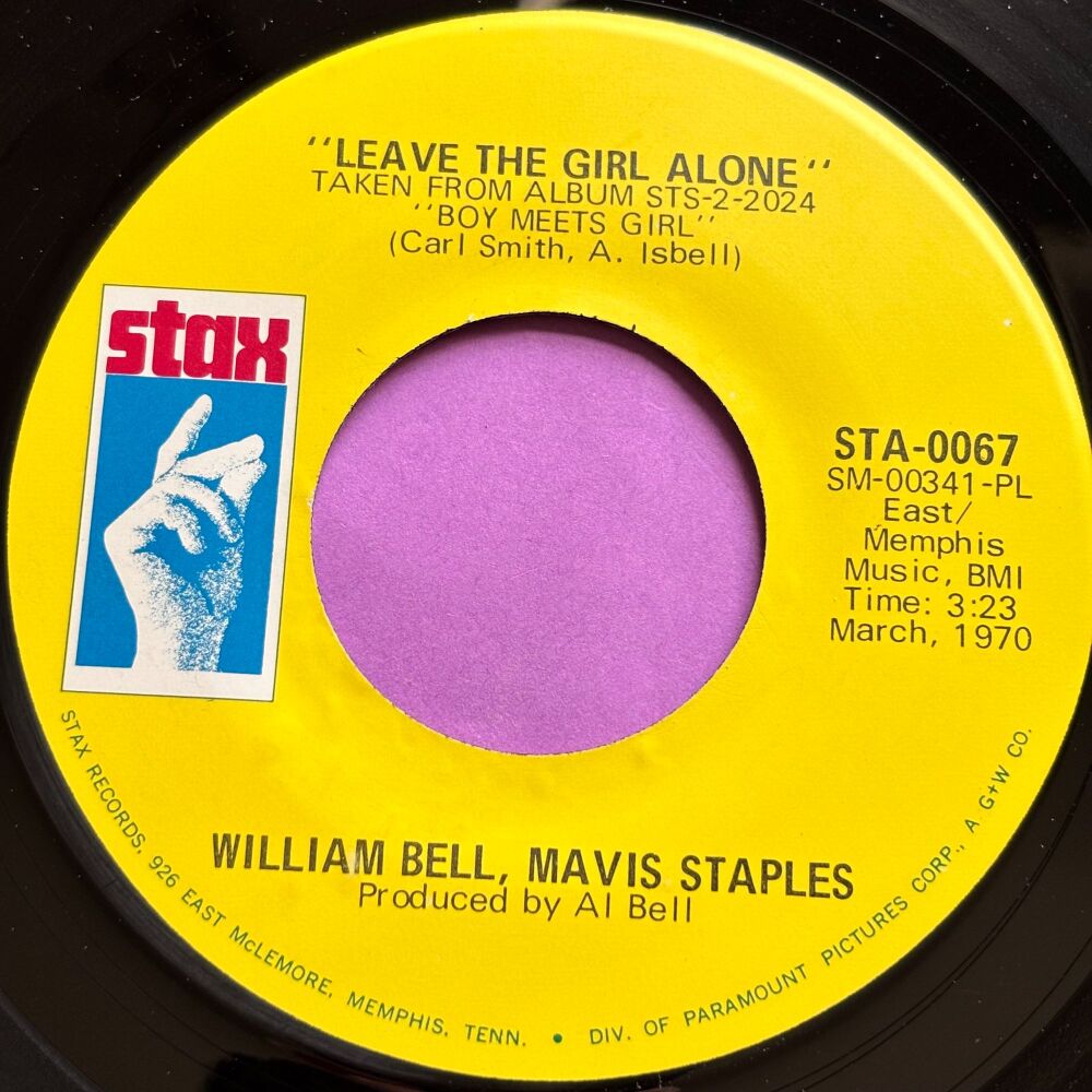 William Bell Mavis Staples-Leave the girl alone-Stax E+