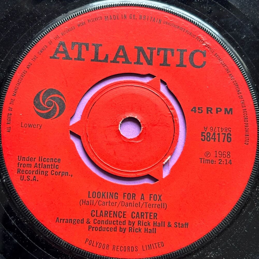 Clarence Carter-Looking for a fox-UK Atlantic E+