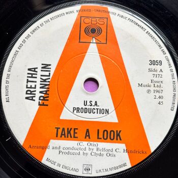 Aretha Franklin-Take a look-UK CBS Demo E+