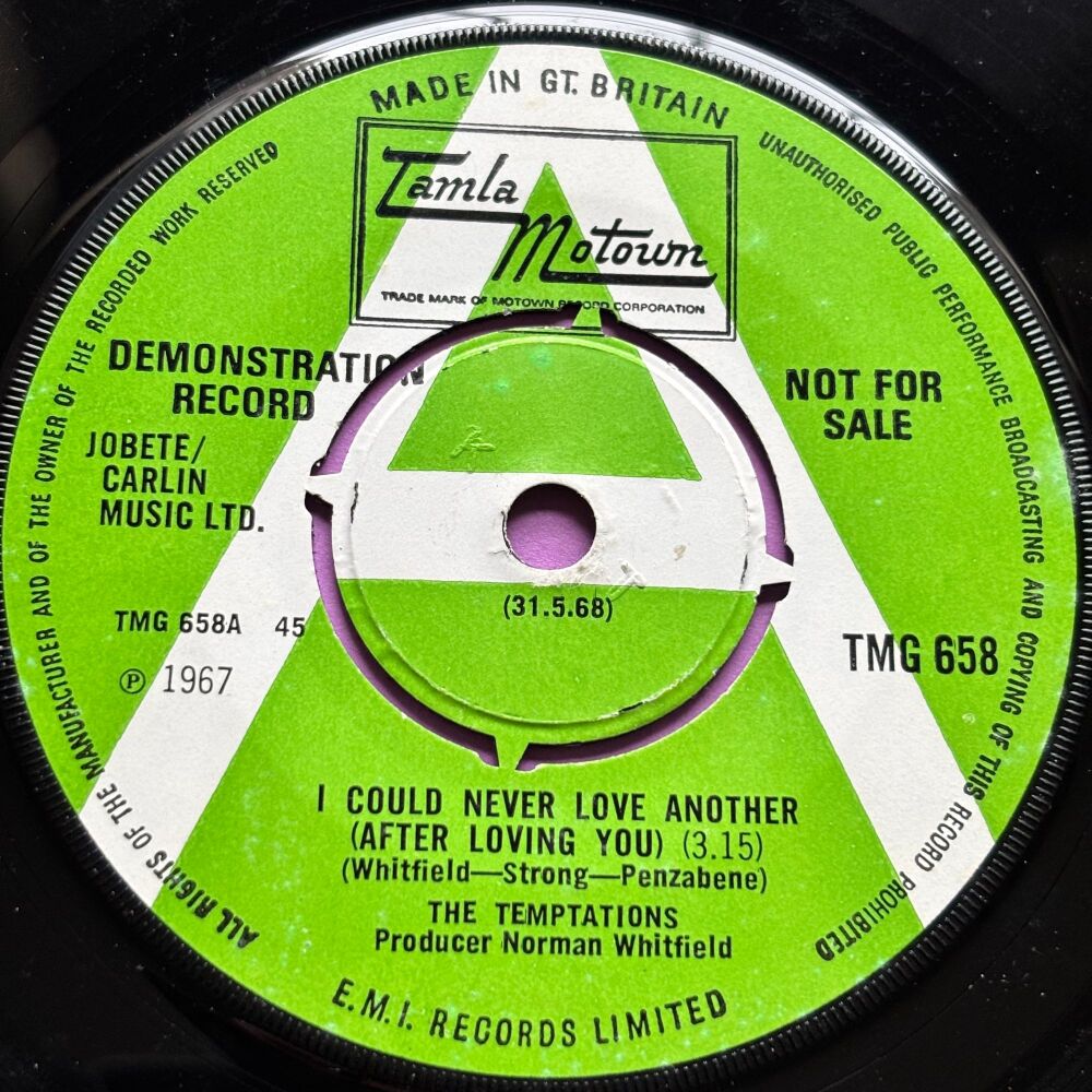 Temptations-I could never love another-TMG 658 E+