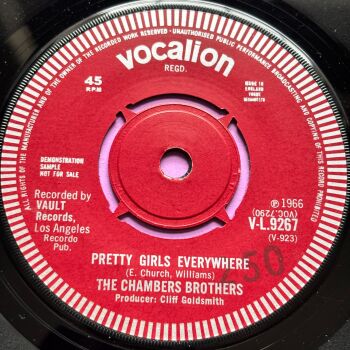 Chambers Brothers-Pretty girls everywhere-UK Vocalion Demo E+