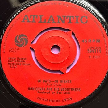 Don Covay-40 days - 40 nights-UK Atlantic E+