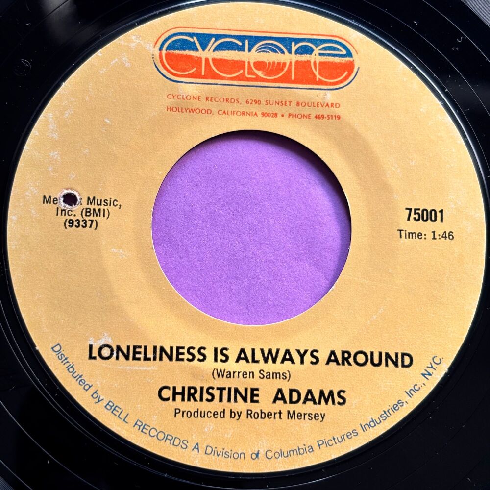 Christine Adams-Loneliness is always around-Cyclone E+