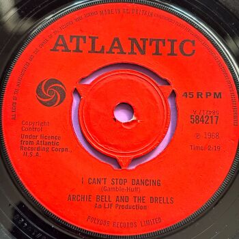 Archie Bell-I can't stop dancing-UK Atlantic E+