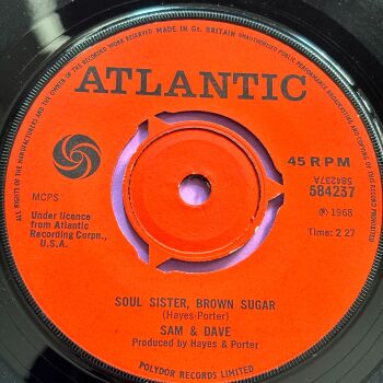 Sam & Dave-Soul sister brown sugar-UK Atlantic E+