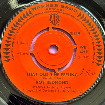 Roy Redmond-That old time feeling-UK WB wol E