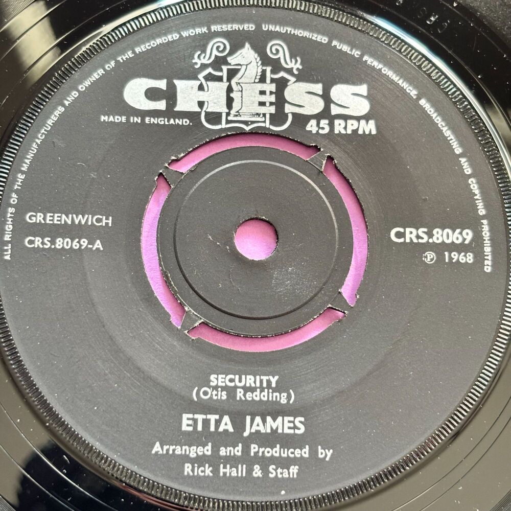 Etta James-Security-UK Chess E+
