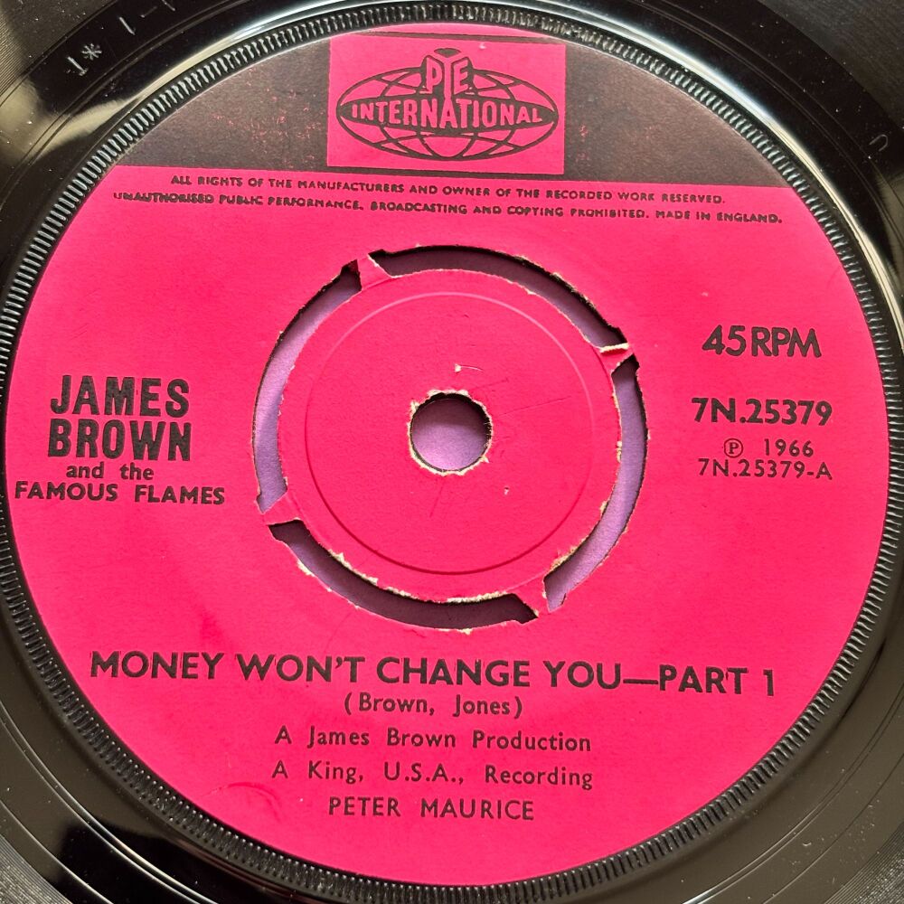 James Brown-Money won't change you-UK Pye Int. E+