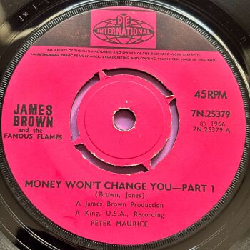 James Brown-Money won't change you-UK Pye Int. E+