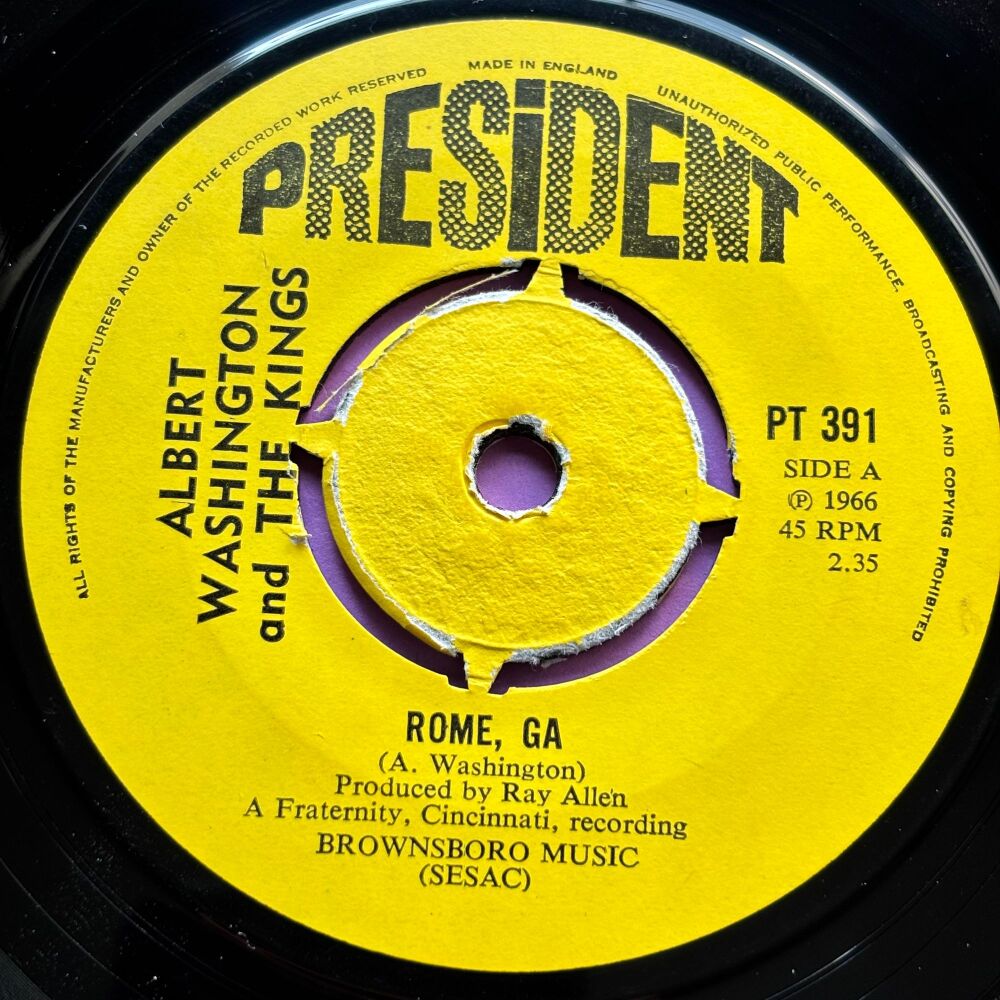 Albert Washington-Rome GA-UK President E+