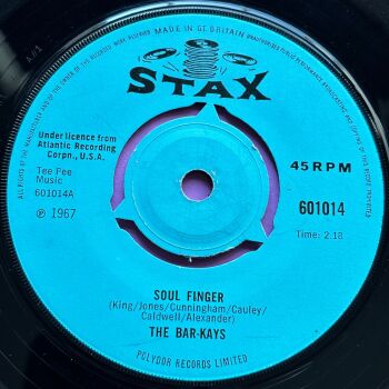 Bar-Kays-Soul finger-UK Stax E+