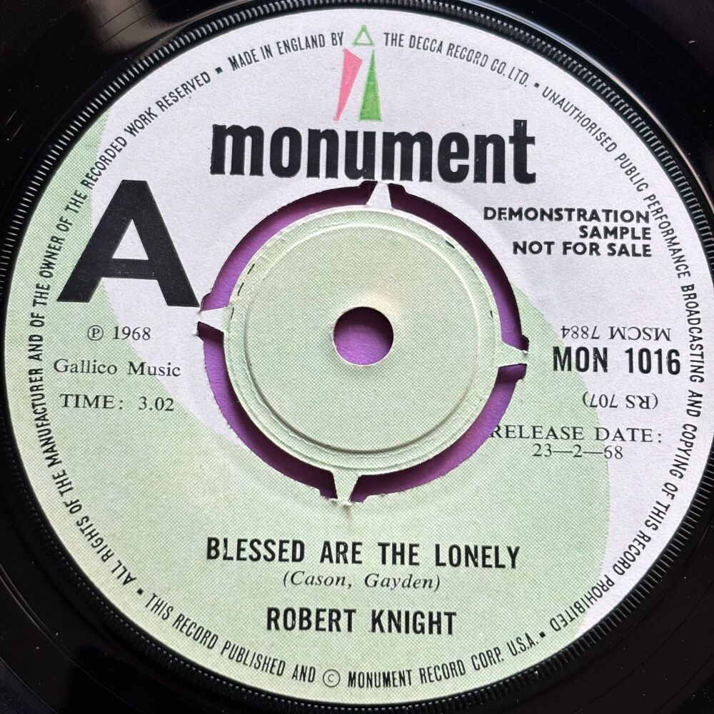 Robert Knight-Blessed are the lonely-UK Monument Demo E+